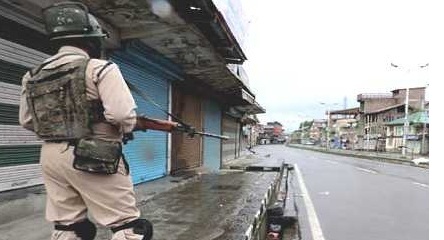 Curfew in Kashmir