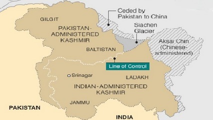 Kashmir map