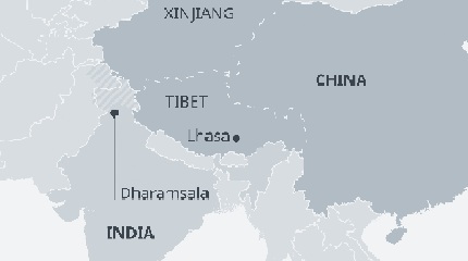 Tibet map