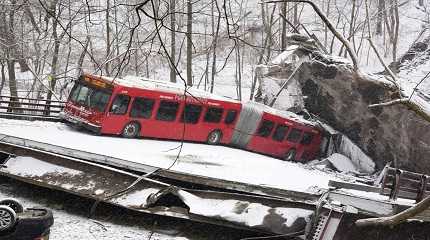 collapsed bridge