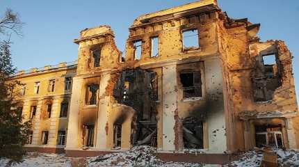 shelling damaged cancer hospital