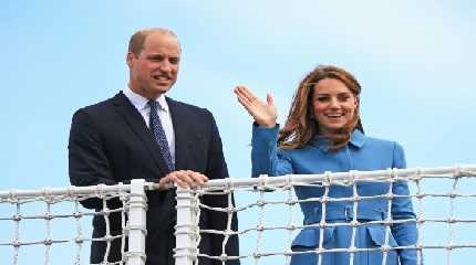 Prince William and his wife Kate