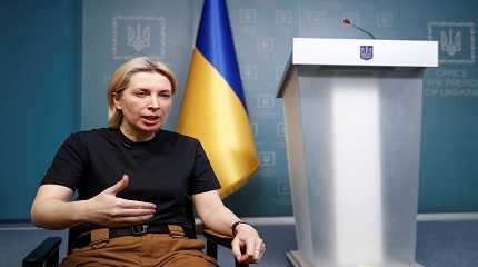 Ukraine's Deputy Prime Minister Iryna Vereshchuk