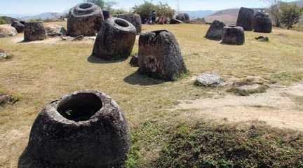  giant sandstone jars