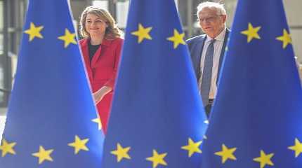 Mélanie Joly and Josep Borrell