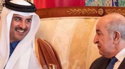 Abdelmadjid Tebboune n Tamim bin Hamad Al-Thani