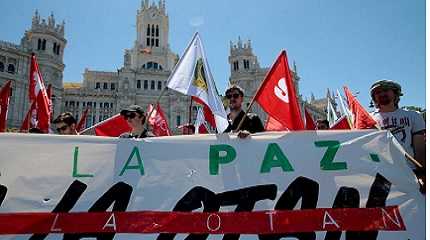 protest in Madrid