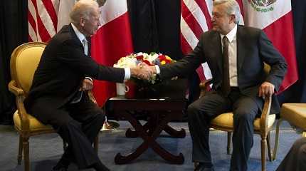 USA's Biden n Mexico’s Andres Manuel Lopez Obrador