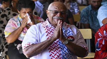 Alliance Party leader Sitiveni Rabuka