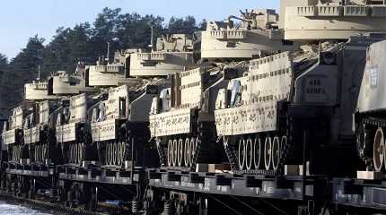 Bradley fighting vehicles