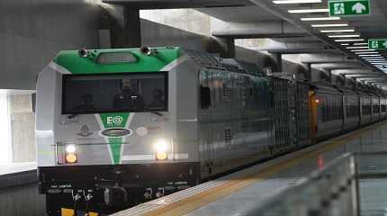 Chinese-made battery-powered locomotive