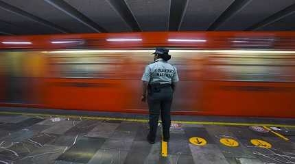 city subway station in Mexico