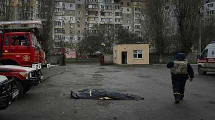 dead body of a firefighter