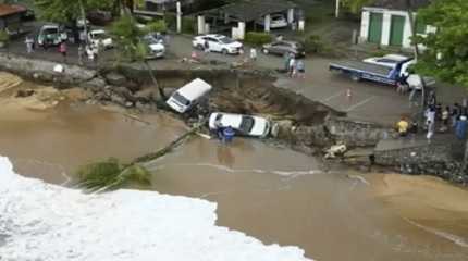 Heavy rain in Brazil