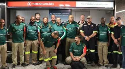 South Africa Search and Rescue (SARZA) in Turkey