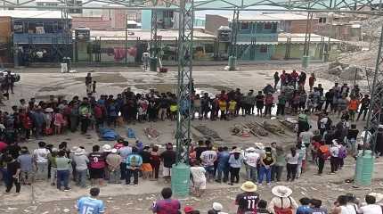 bodies of persons who perished in landslides