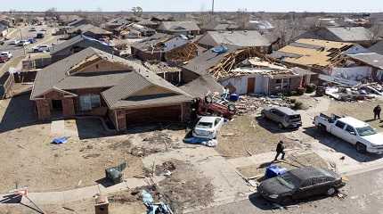 home damaged after severe storms