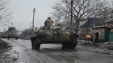 BMP-2 infantry fighting vehicles