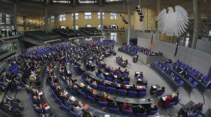 German federal parliament..