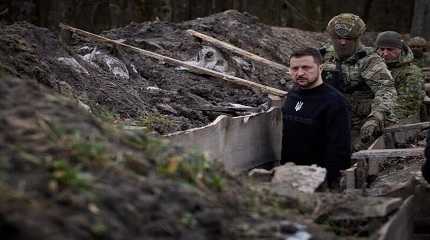 Volodymyr Zelenskiy visits positions of Ukrainian Border