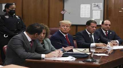 Donald Trump in court