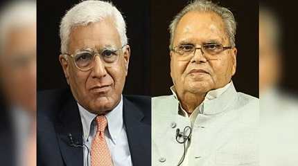 Karan Thapar and Satya Pal Malik