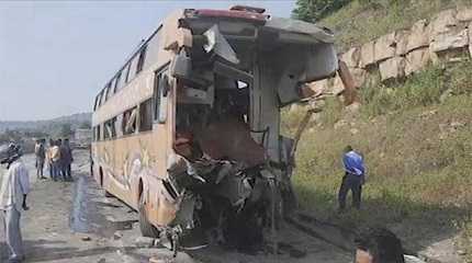 bus-truck collision..