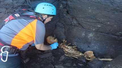 Archaeologist Veronica Alberto from Tibicena