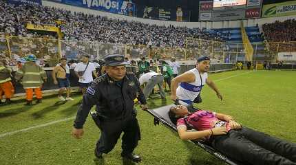 Stadium stampede in El Salvador