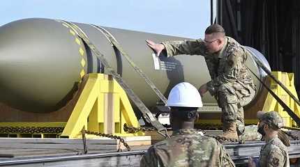 USA bomb GBU-57, or the Massive Ordnance Penetrator bomb