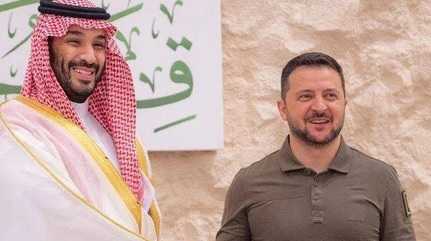 Volodymyr Zelenskiy n Mohammed bin Salman