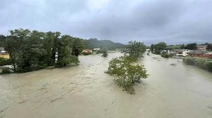 heavy rains in Italy