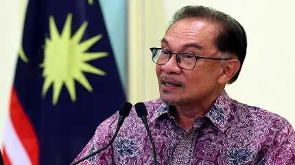 Malaysian Prime Minister Menteri Anwar Ibrahim