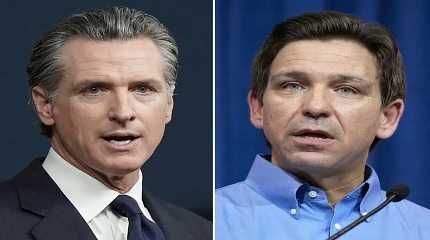 Ron DeSantis and Gavin Newsom