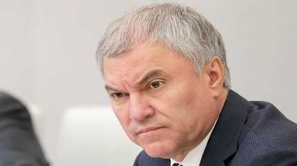 Russian State Duma Speaker Vyacheslav Volodin