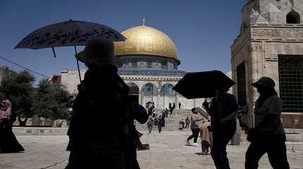 AL Aqsa Mosque compound in Jerusalem