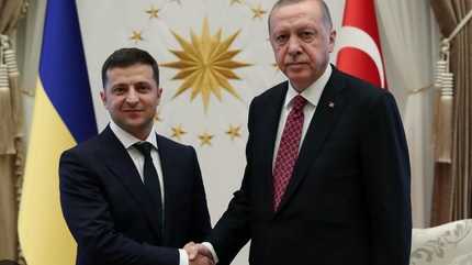 Volodymyr Zelenskiy n Tayyip Erdogan