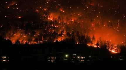 Firefighters battling wildfires