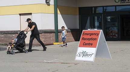 wildfires evacuees