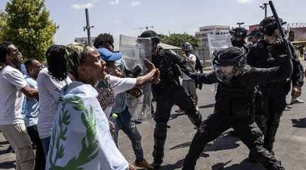 African Immigrants in Israel protest