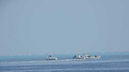 Chinese Coast Guard boats