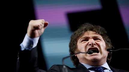 Argentine presidential candidate Javier Milei