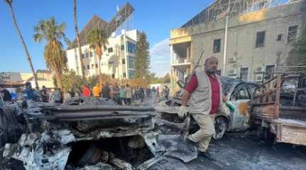 Israeli strike on Al-Ahli Baptist Hospital