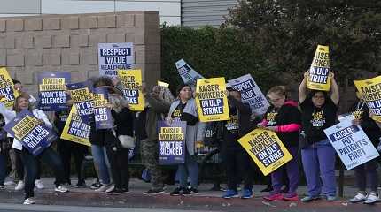 Kaiser workers strike