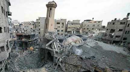 Mosque destroyed by Israel