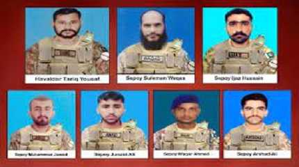 7 soldiers martyred