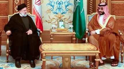 Ebrahim Raisi n Mohammed bin Salman