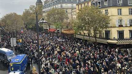 March against antisemitism in paris