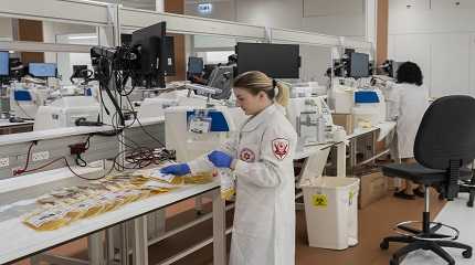 Marcus National Blood Services Center in Ramla