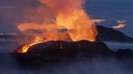 Volcanic eruption